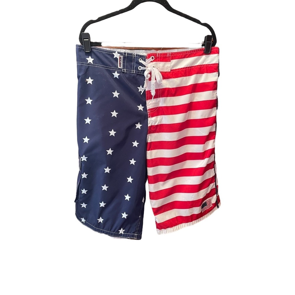 American Flag‎ men's Swim Trunks